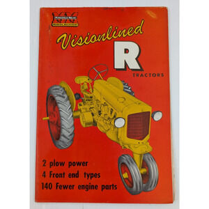 Minneapolis Moline MM Visionlined R Tractor Sales Brochure Booklet